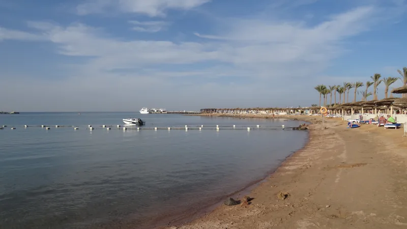 Strand am Roten Meer in Ägypten